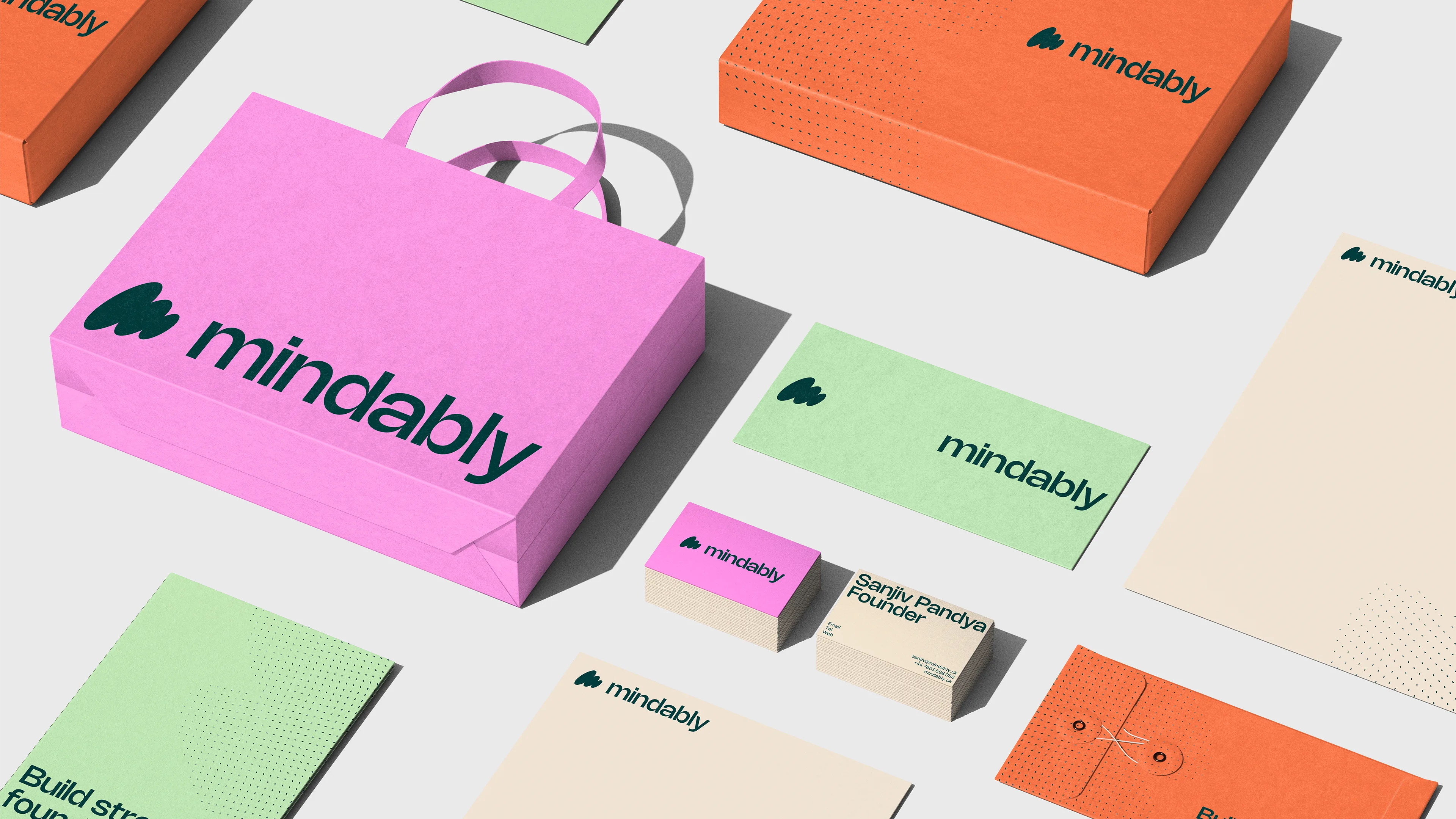 Mindably Print Collateral