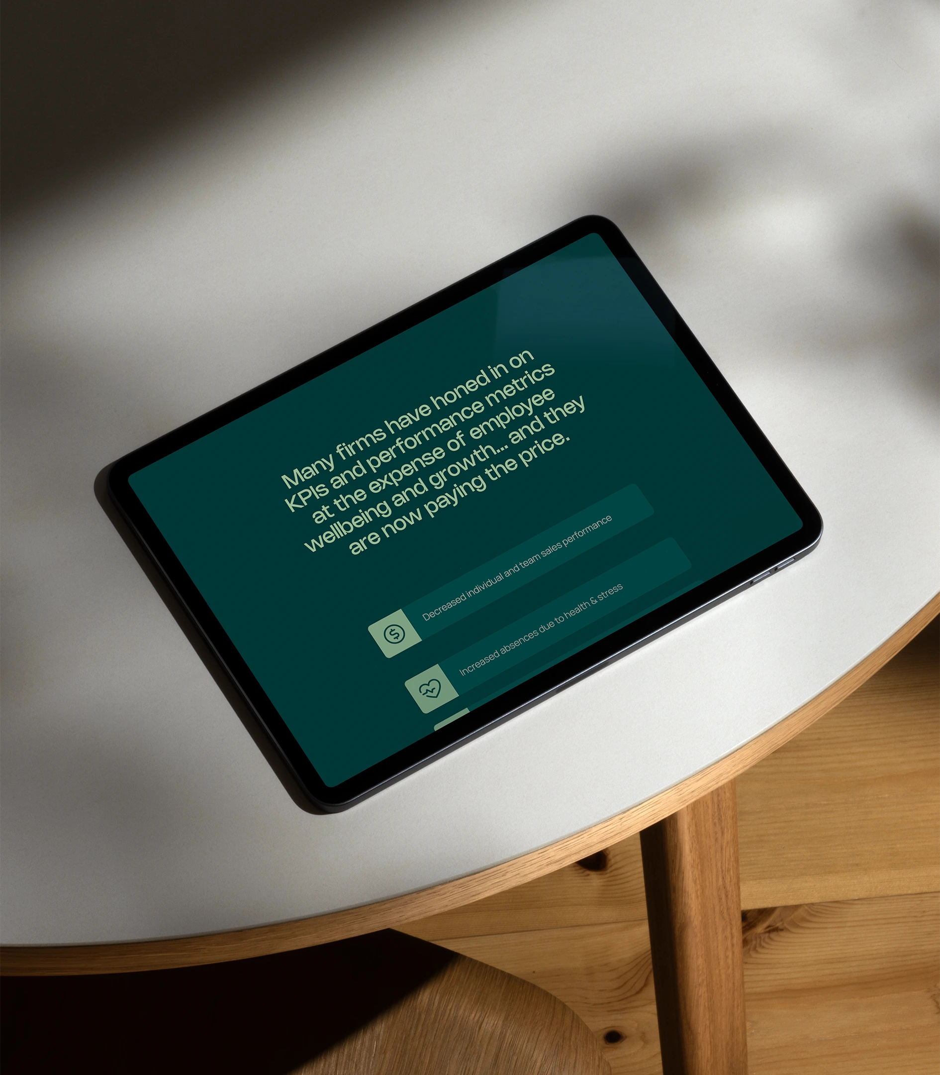 Mindably Website Tablet
