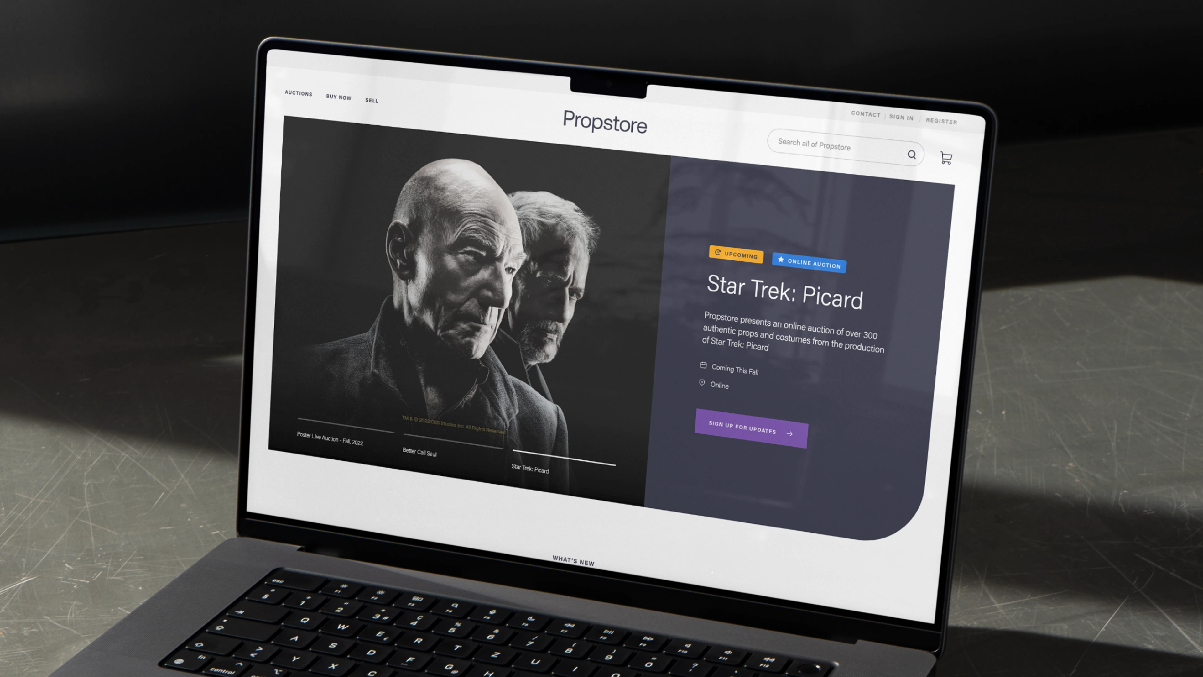 Propstore UI Mockup